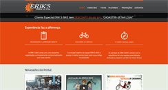 Desktop Screenshot of eriksbike.com.br